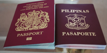 dual passport -- Philippines and England